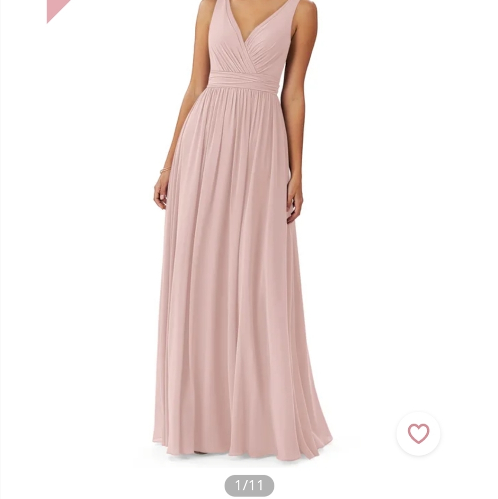 Azazie Kora Dusty Rose Dress